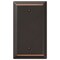 Amerelle Amerelle Century Aged Bronze 1 gang Stamped Steel Blank Wall Plate 1 pk 163BDB - alternate 3